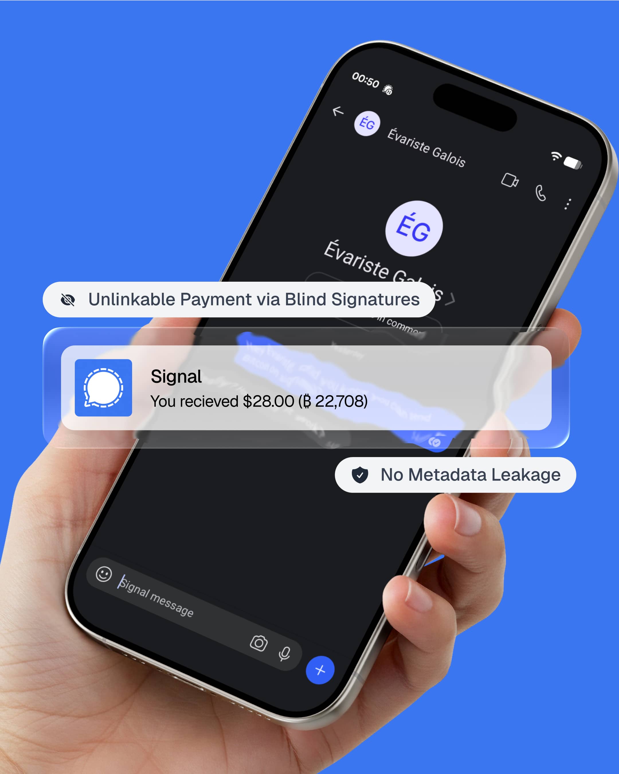 Cashu + Signal integration